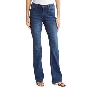 Kut From The Kloth Nicole Bootcut Jeans Womens 12 Button-Flap Back Pocket